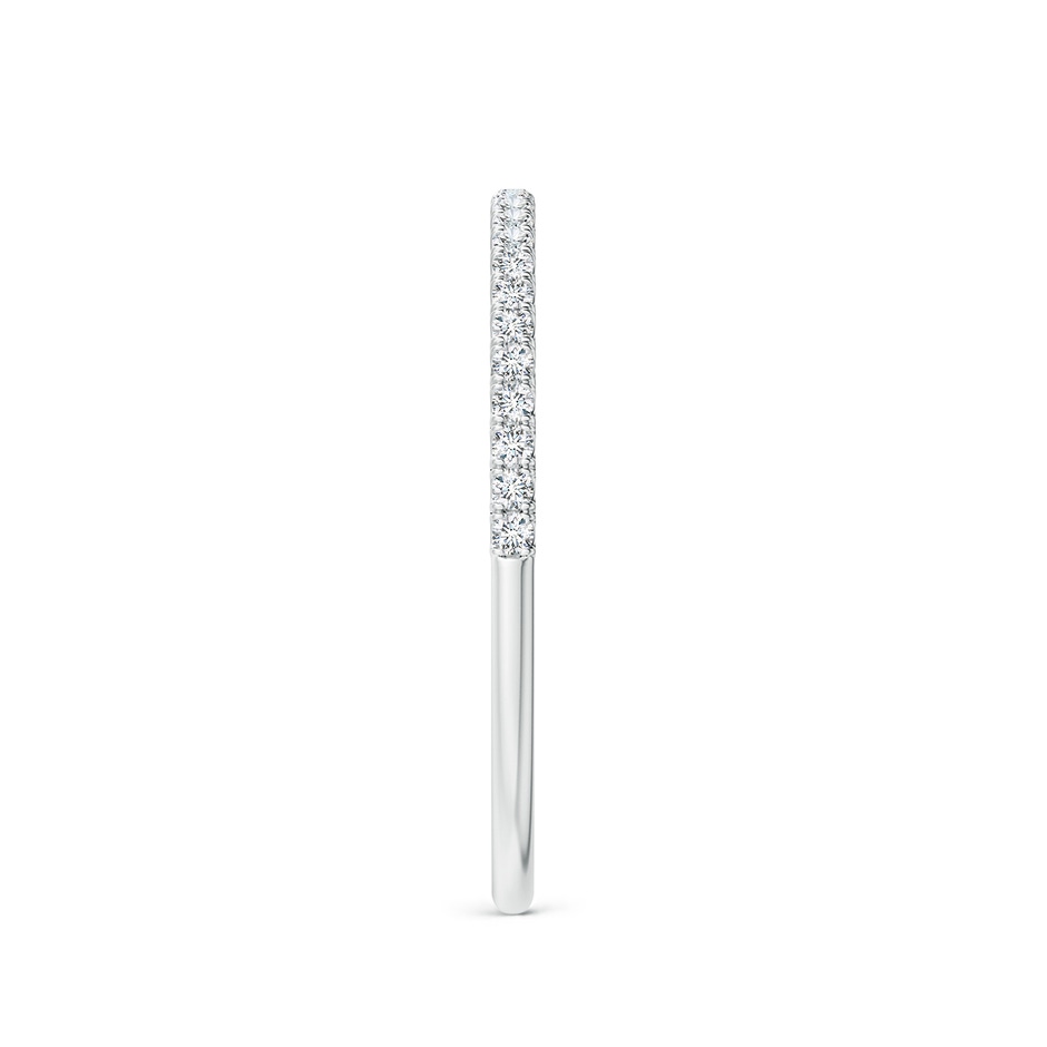 1.1mm GVS2 Classic Split Prong Diamond Half Eternity Wedding Ring in 18K White Gold side 299