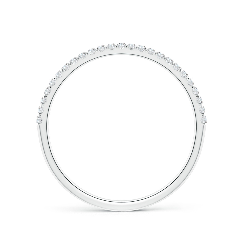 1.1mm GVS2 Classic Split Prong Diamond Half Eternity Wedding Ring in White Gold - side 199