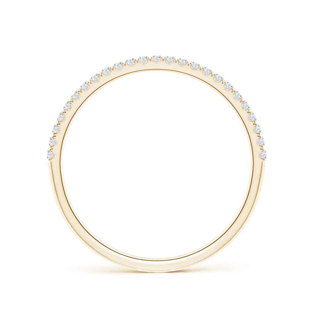 1.1mm GVS2 Classic Split Prong Diamond Half Eternity Wedding Ring in Yellow Gold - side 199