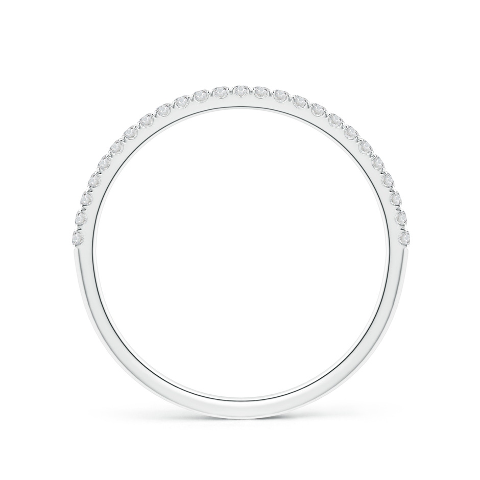 1.1mm HSI2 Classic Split Prong Diamond Half Eternity Wedding Ring in P950 Platinum side 199