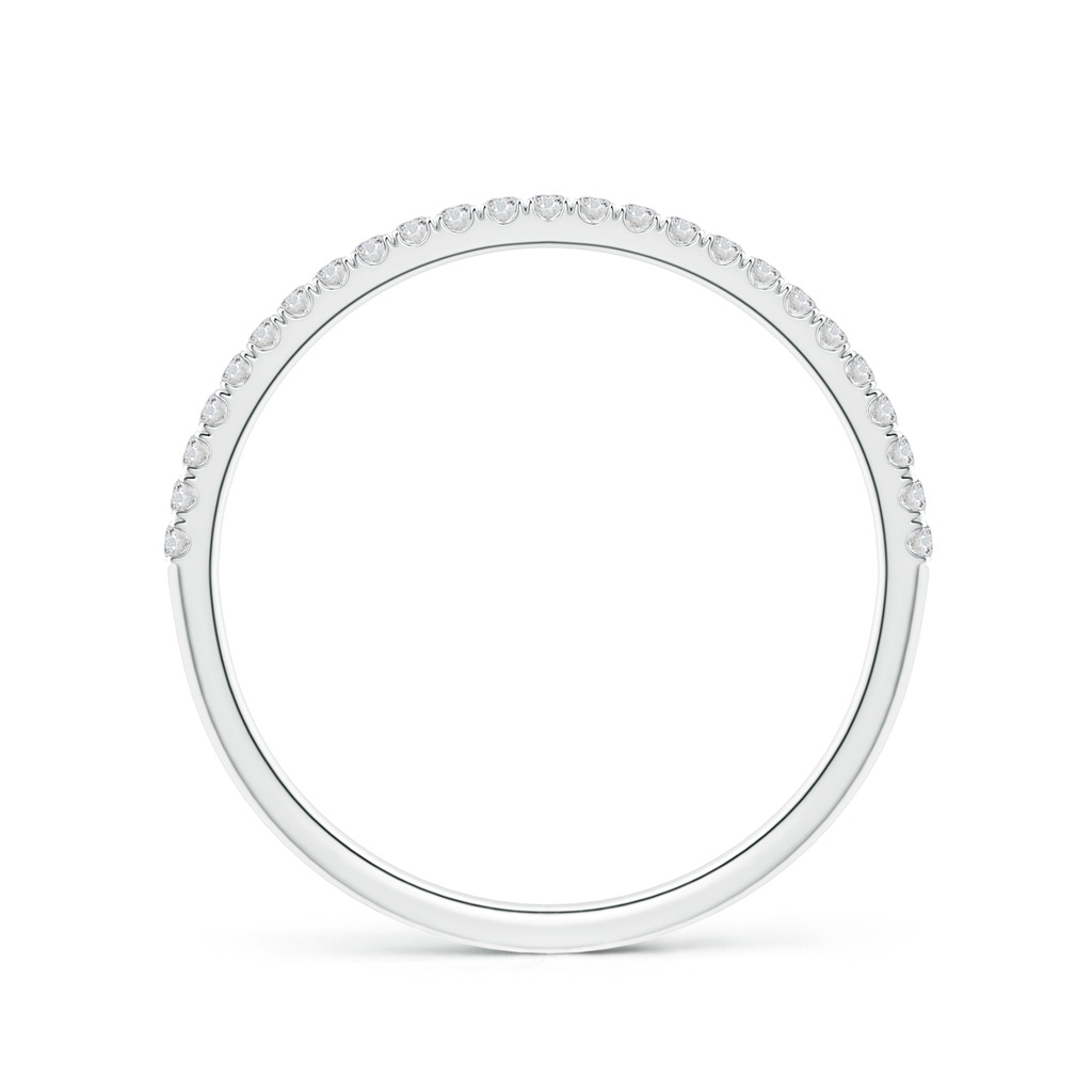 1.1mm HSI2 Classic Split Prong Diamond Half Eternity Wedding Ring in White Gold - side 199