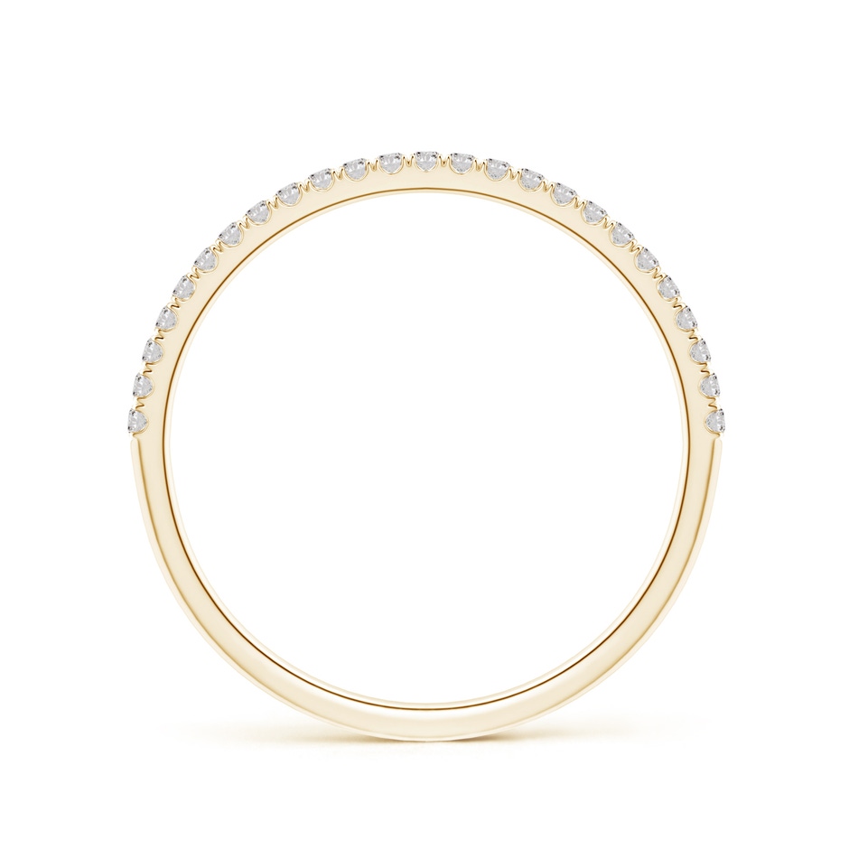 1.1mm IJI1I2 Classic Split Prong Diamond Half Eternity Wedding Ring in Yellow Gold side 199