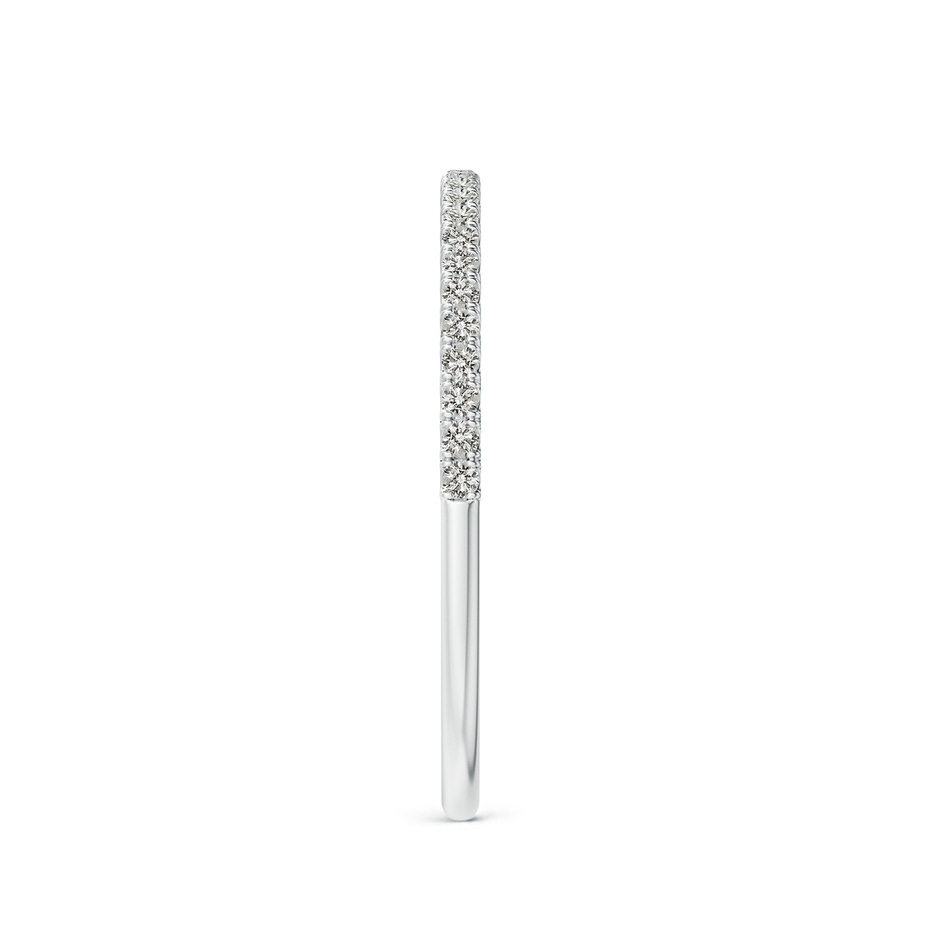 1.1mm KI3 Classic Split Prong Diamond Half Eternity Wedding Ring in P950 Platinum side 299