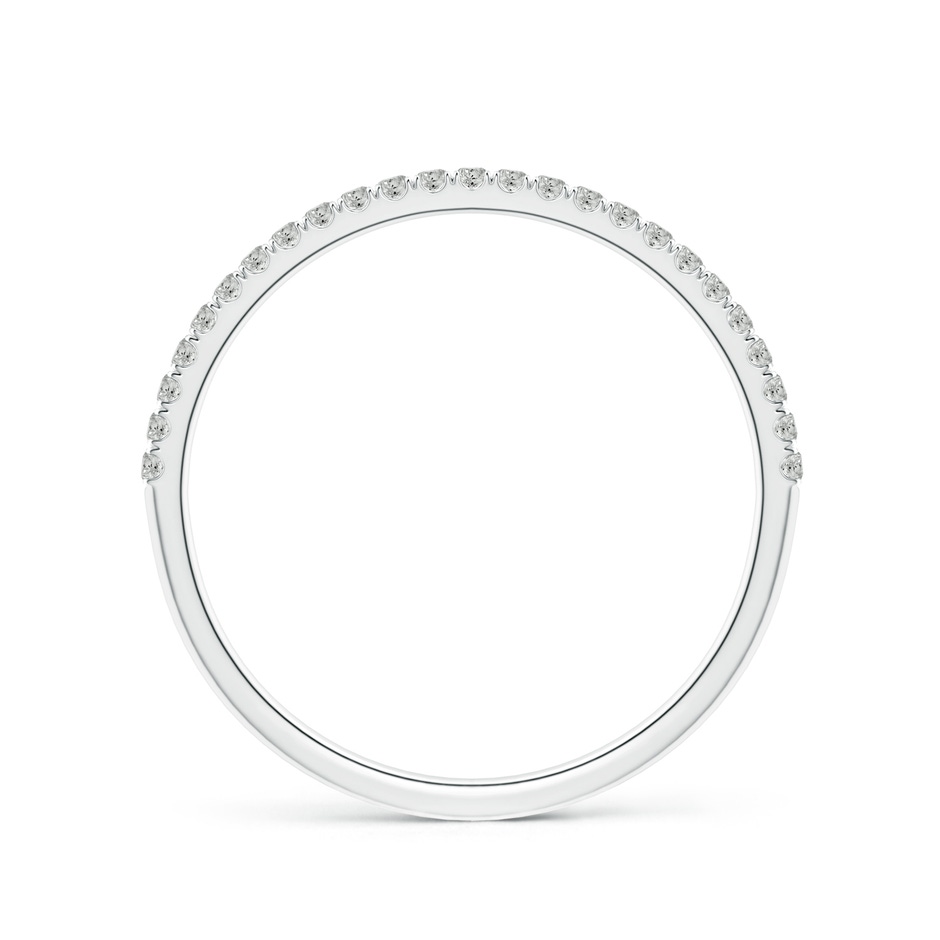1.1mm KI3 Classic Split Prong Diamond Half Eternity Wedding Ring in White Gold side 199