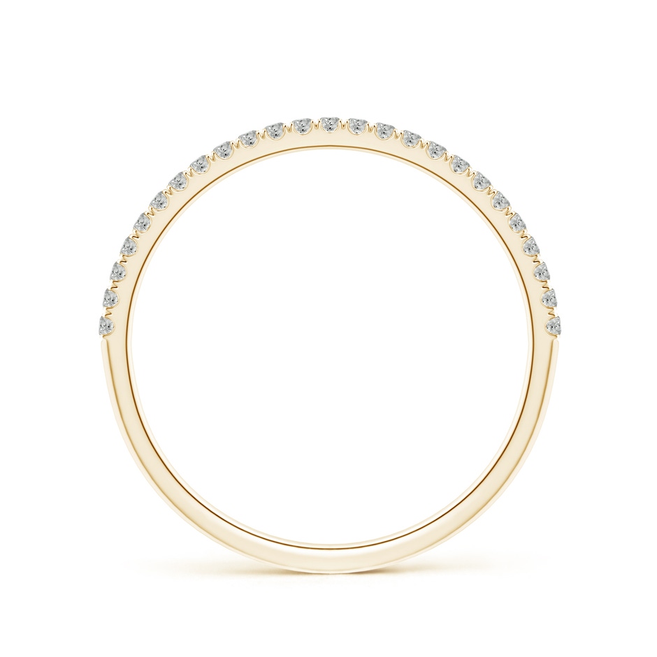 1.1mm KI3 Classic Split Prong Diamond Half Eternity Wedding Ring in Yellow Gold side 199