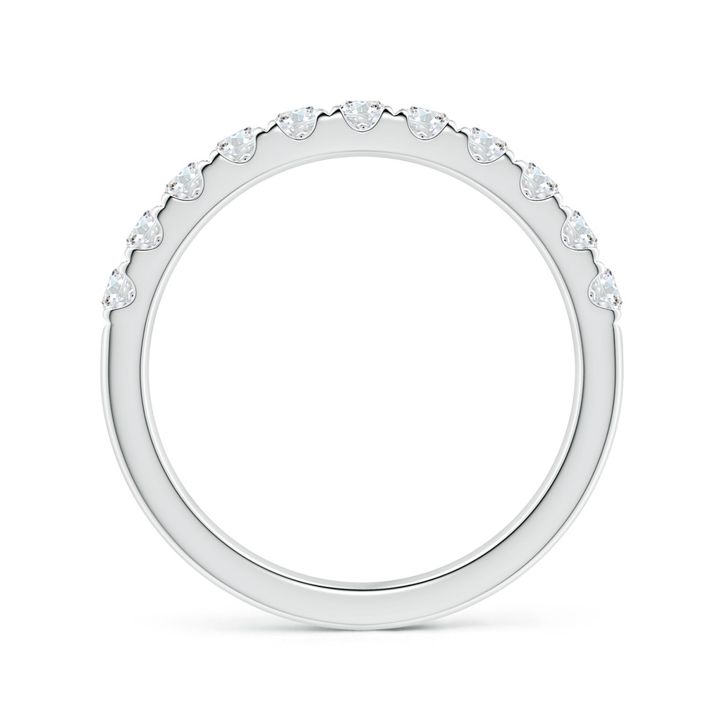 2.5mm GVS2 Classic Split Prong Diamond Half Eternity Wedding Ring in P950 Platinum Side 199