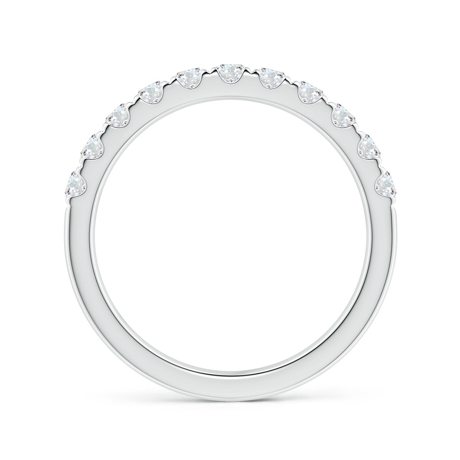 2.5mm GVS2 Classic Split Prong Diamond Half Eternity Wedding Ring in White Gold side 199