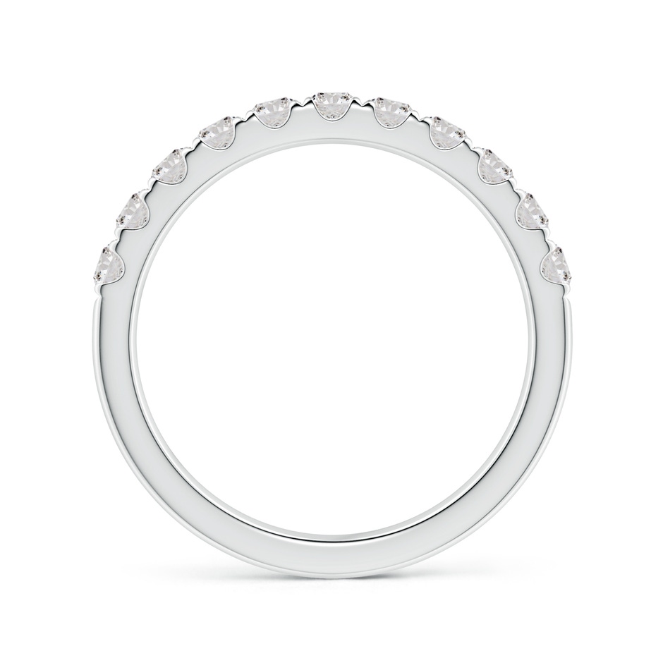 2.5mm IJI1I2 Classic Split Prong Diamond Half Eternity Wedding Ring in White Gold side 199