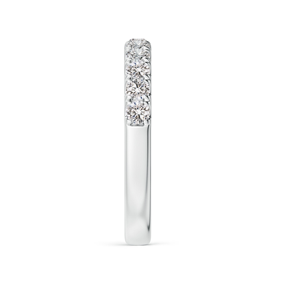 2.5mm IJI1I2 Classic Split Prong Diamond Half Eternity Wedding Ring in White Gold side 299