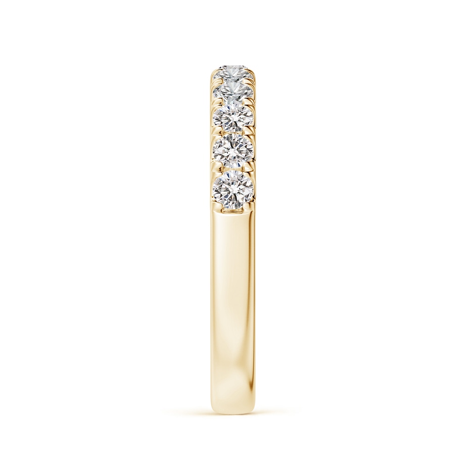 2.5mm IJI1I2 Classic Split Prong Diamond Half Eternity Wedding Ring in Yellow Gold side 299