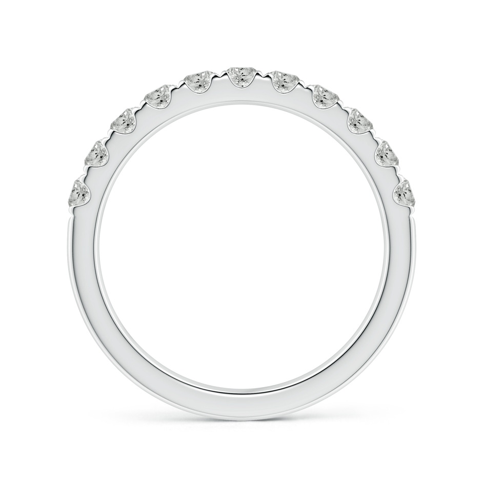 2.5mm KI3 Classic Split Prong Diamond Half Eternity Wedding Ring in White Gold side 199