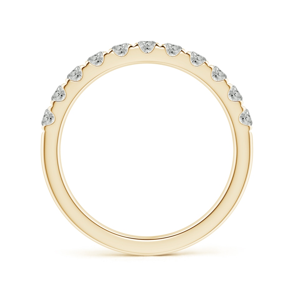 2.5mm KI3 Classic Split Prong Diamond Half Eternity Wedding Ring in Yellow Gold side 199