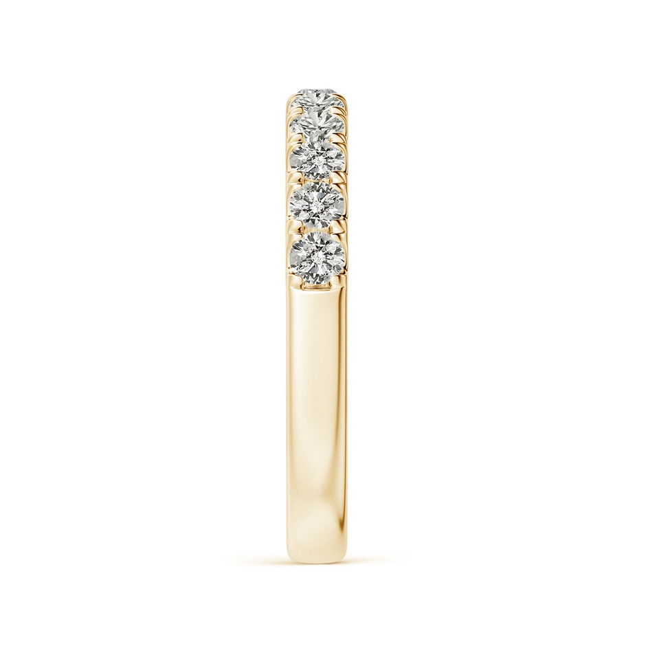 2.5mm KI3 Classic Split Prong Diamond Half Eternity Wedding Ring in Yellow Gold side 299
