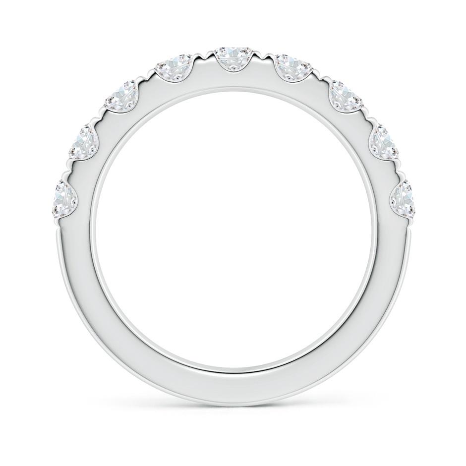 3.5mm GVS2 Classic Split Prong Diamond Half Eternity Wedding Ring in P950 Platinum side 199
