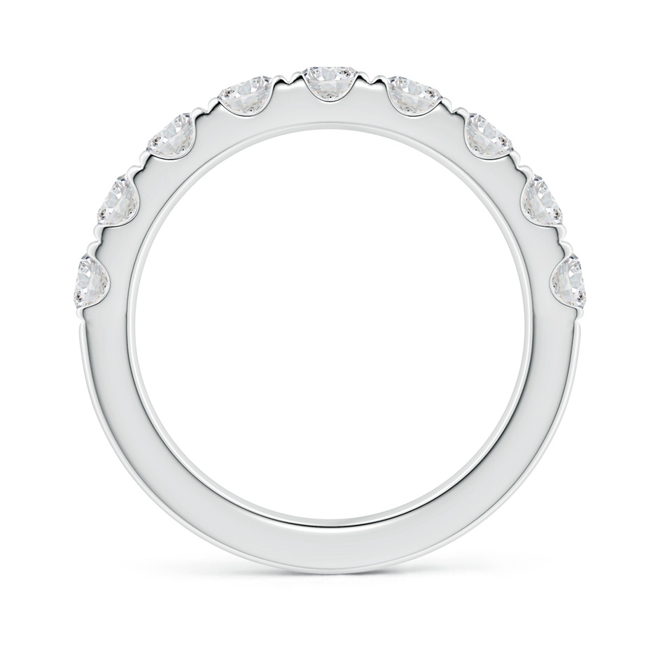 3.5mm HSI2 Classic Split Prong Diamond Half Eternity Wedding Ring in P950 Platinum side 199