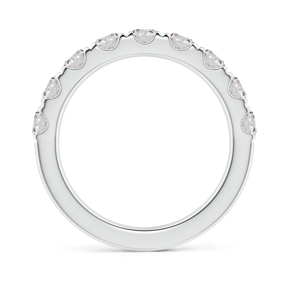 3.5mm IJI1I2 Classic Split Prong Diamond Half Eternity Wedding Ring in White Gold side 199