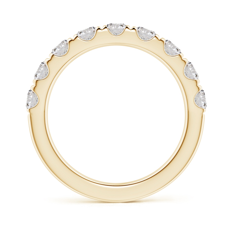 3.5mm IJI1I2 Classic Split Prong Diamond Half Eternity Wedding Ring in Yellow Gold side 199