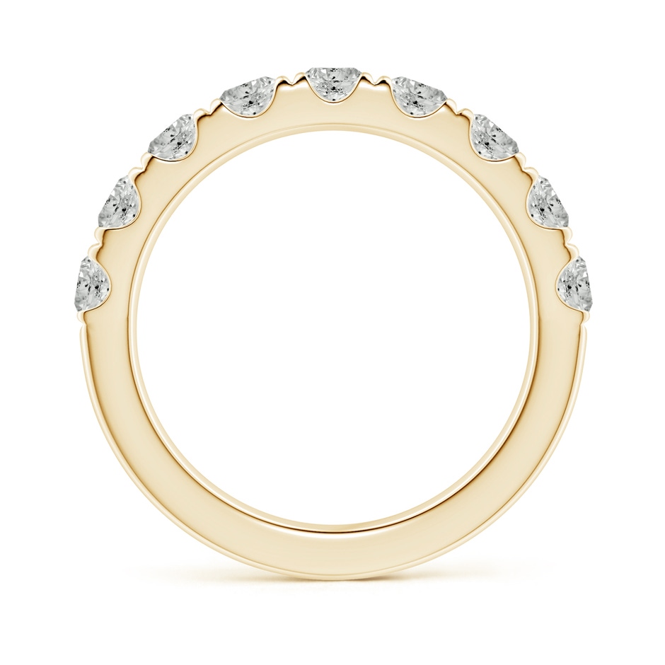 3.5mm KI3 Classic Split Prong Diamond Half Eternity Wedding Ring in Yellow Gold side 199