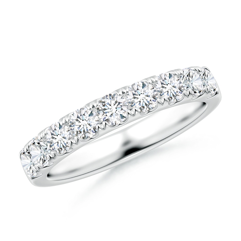 3mm GVS2 Classic Split Prong Diamond Half Eternity Wedding Ring in P950 Platinum 