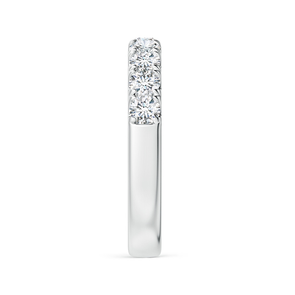3mm GVS2 Classic Split Prong Diamond Half Eternity Wedding Ring in P950 Platinum side 299
