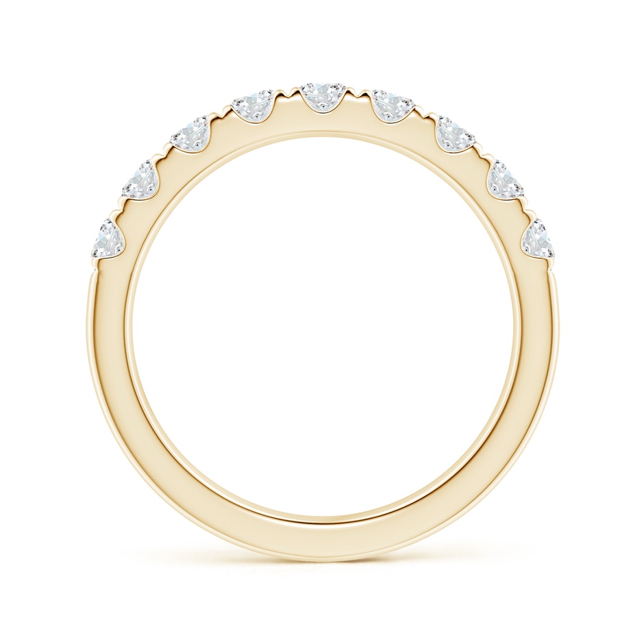 3mm GVS2 Classic Split Prong Diamond Half Eternity Wedding Ring in Yellow Gold side 199