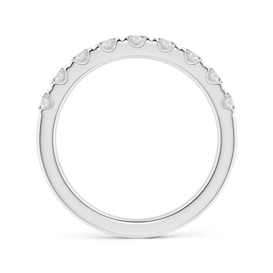3mm HSI2 Classic Split Prong Diamond Half Eternity Wedding Ring in White Gold side 199