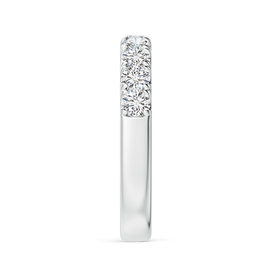 3mm HSI2 Classic Split Prong Diamond Half Eternity Wedding Ring in White Gold side 299