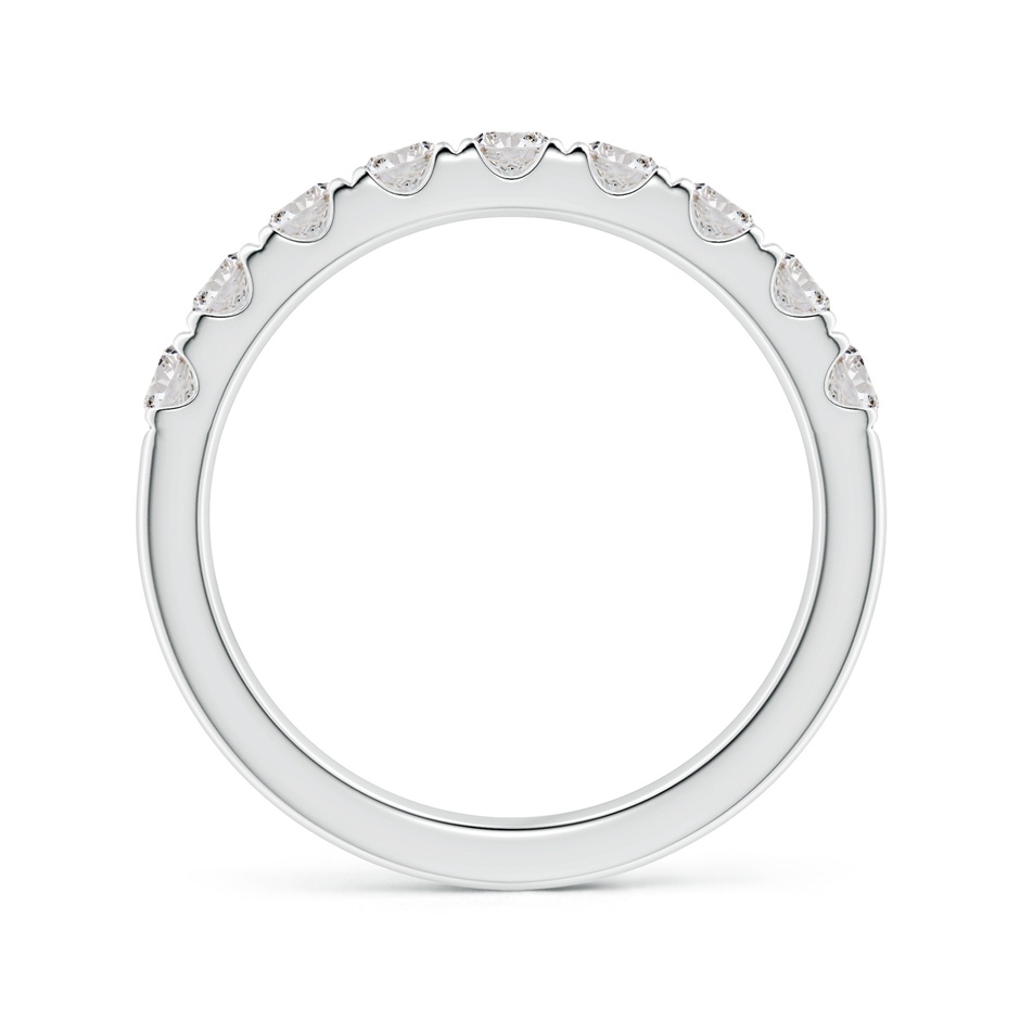 3mm IJI1I2 Classic Split Prong Diamond Half Eternity Wedding Ring in White Gold side 199