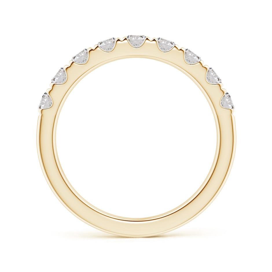 3mm IJI1I2 Classic Split Prong Diamond Half Eternity Wedding Ring in Yellow Gold side 199