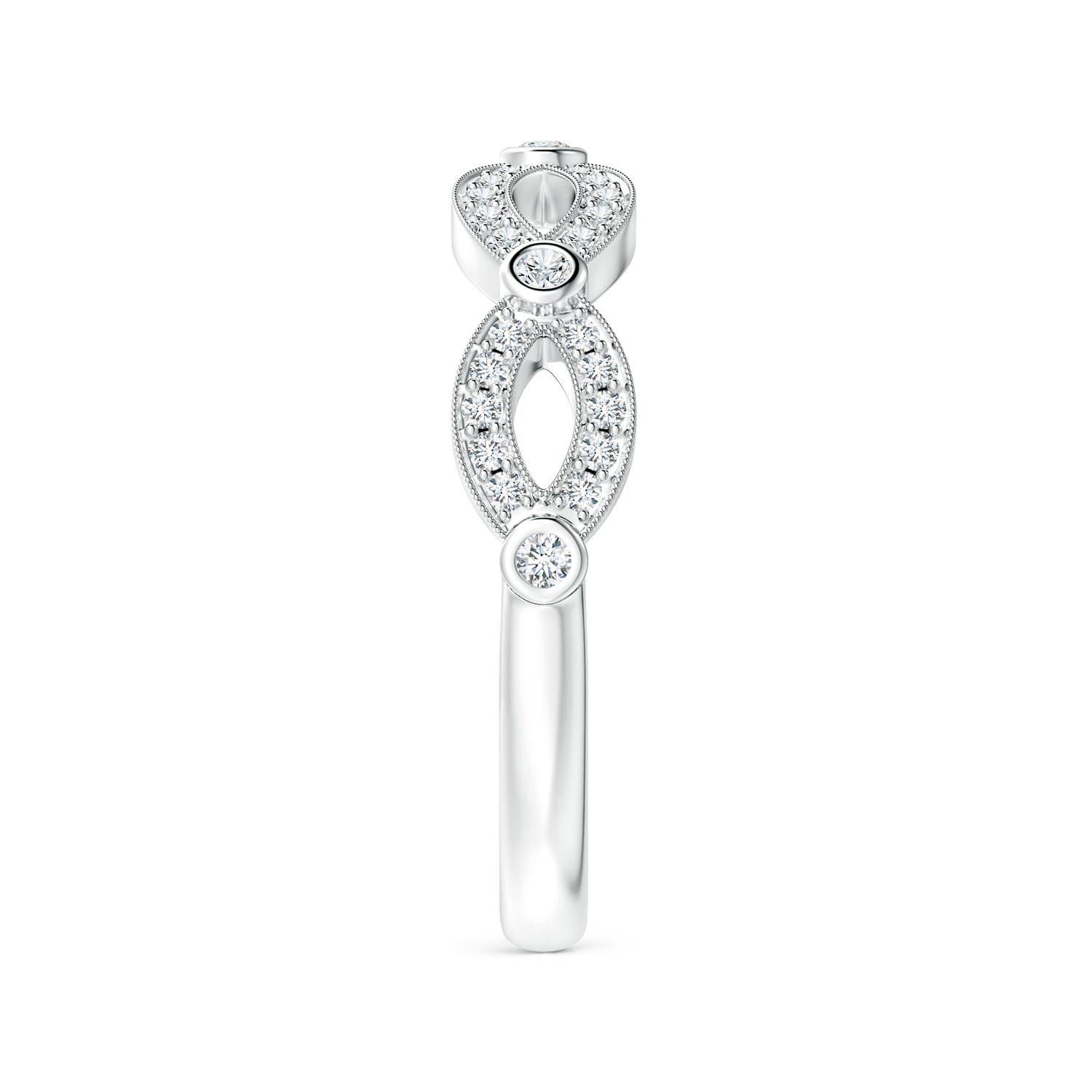 G, VS2 / 0.25 CT / 14 KT White Gold