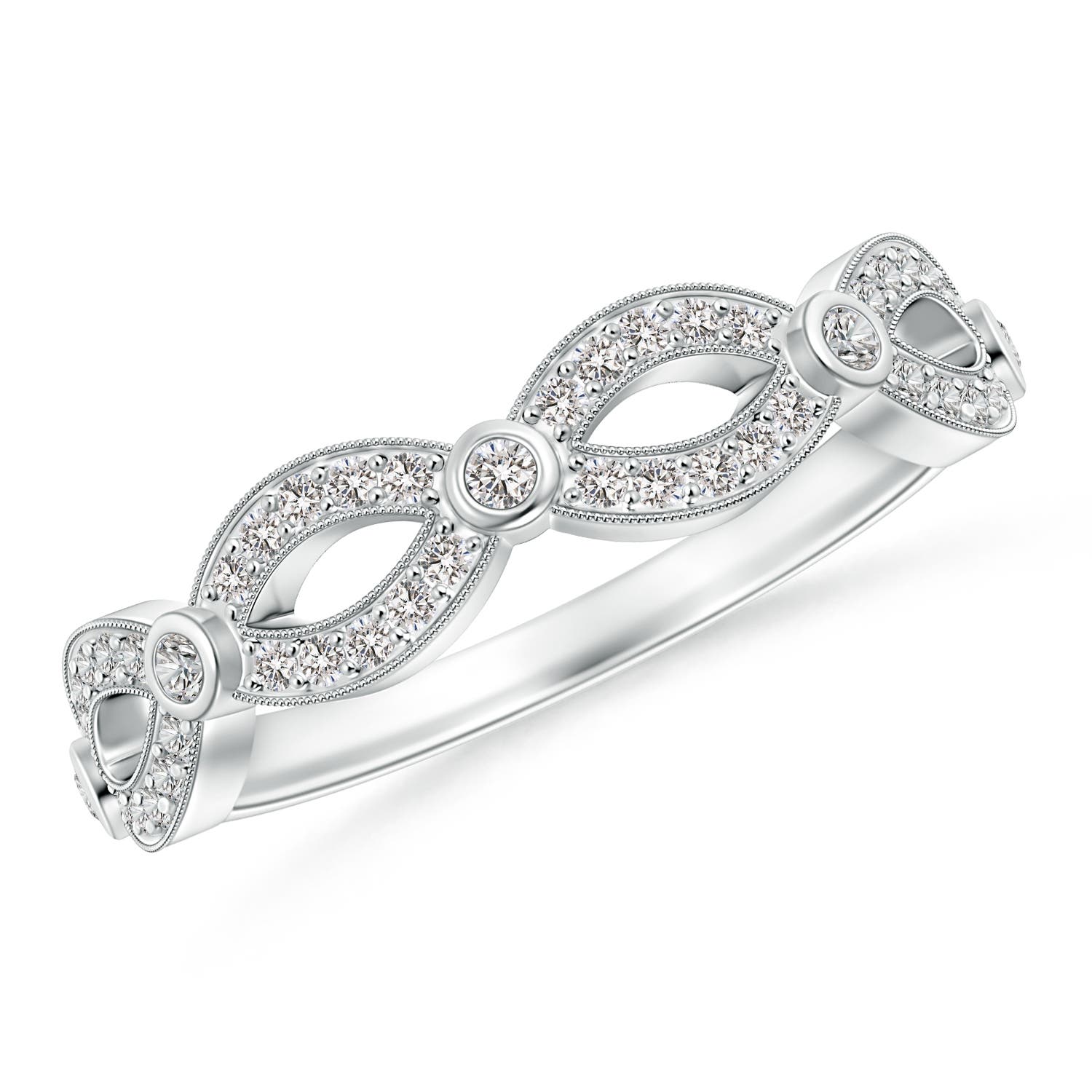 I-J, I1-I2 / 0.25 CT / 14 KT White Gold