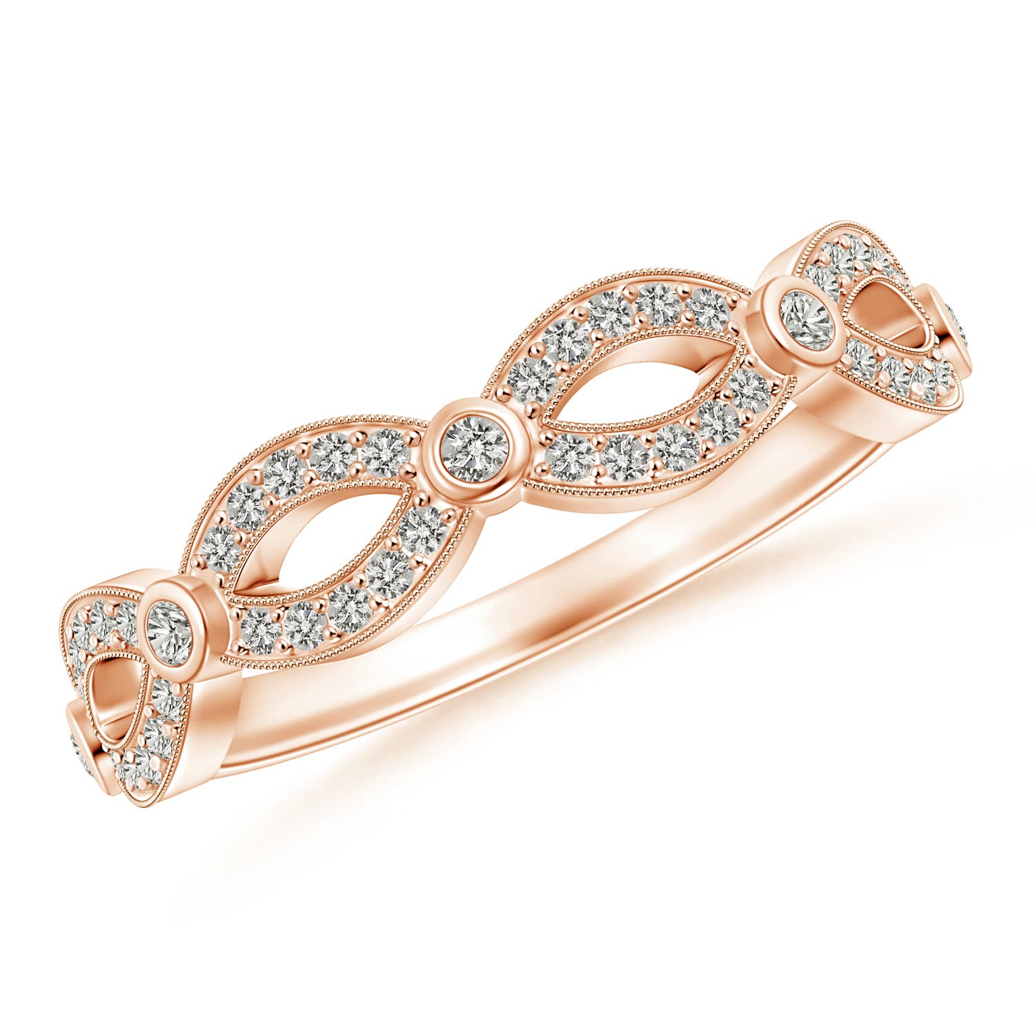 K, I3 / 0.25 CT / 14 KT Rose Gold