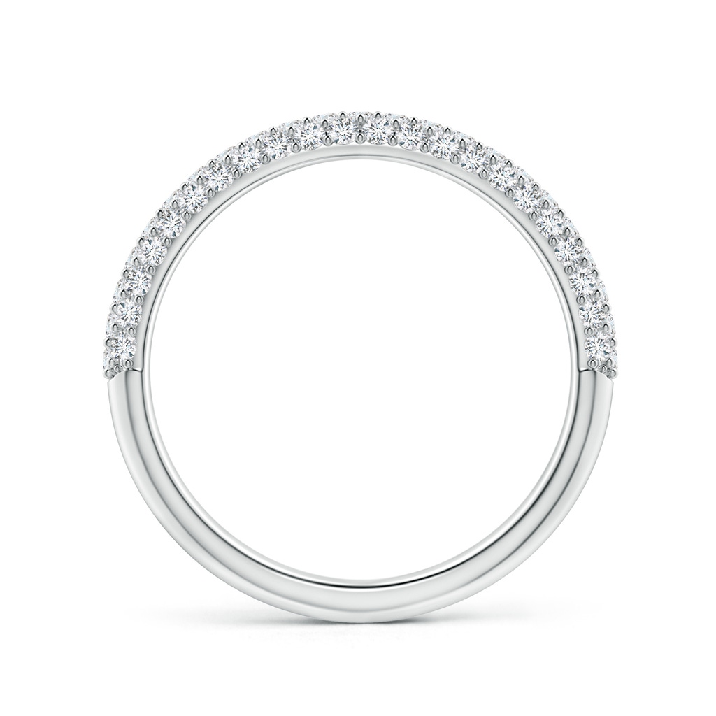1.2mm GVS2 Triple Row Diamond Wedding Band for Women in P950 Platinum - side_1