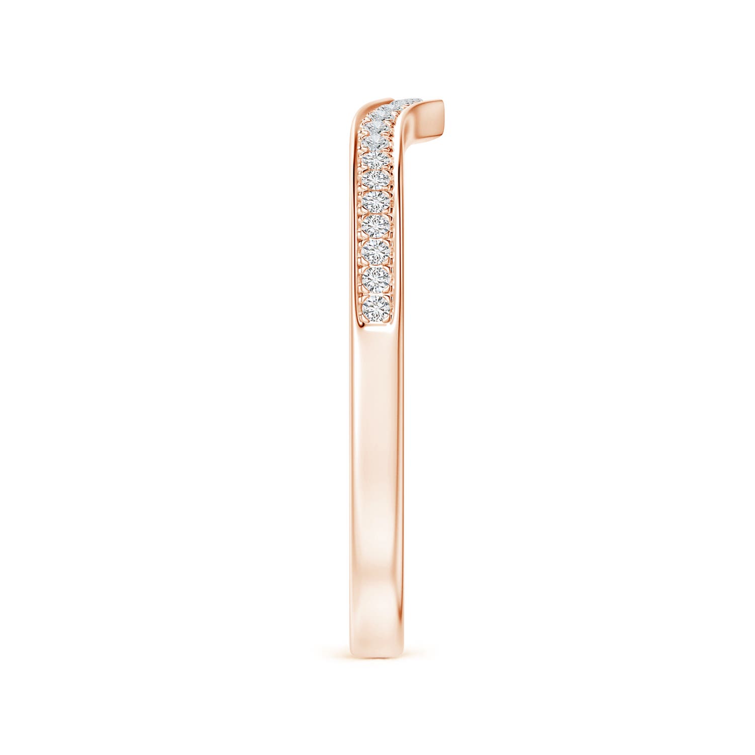 H, SI2 / 0.13 CT / 14 KT Rose Gold