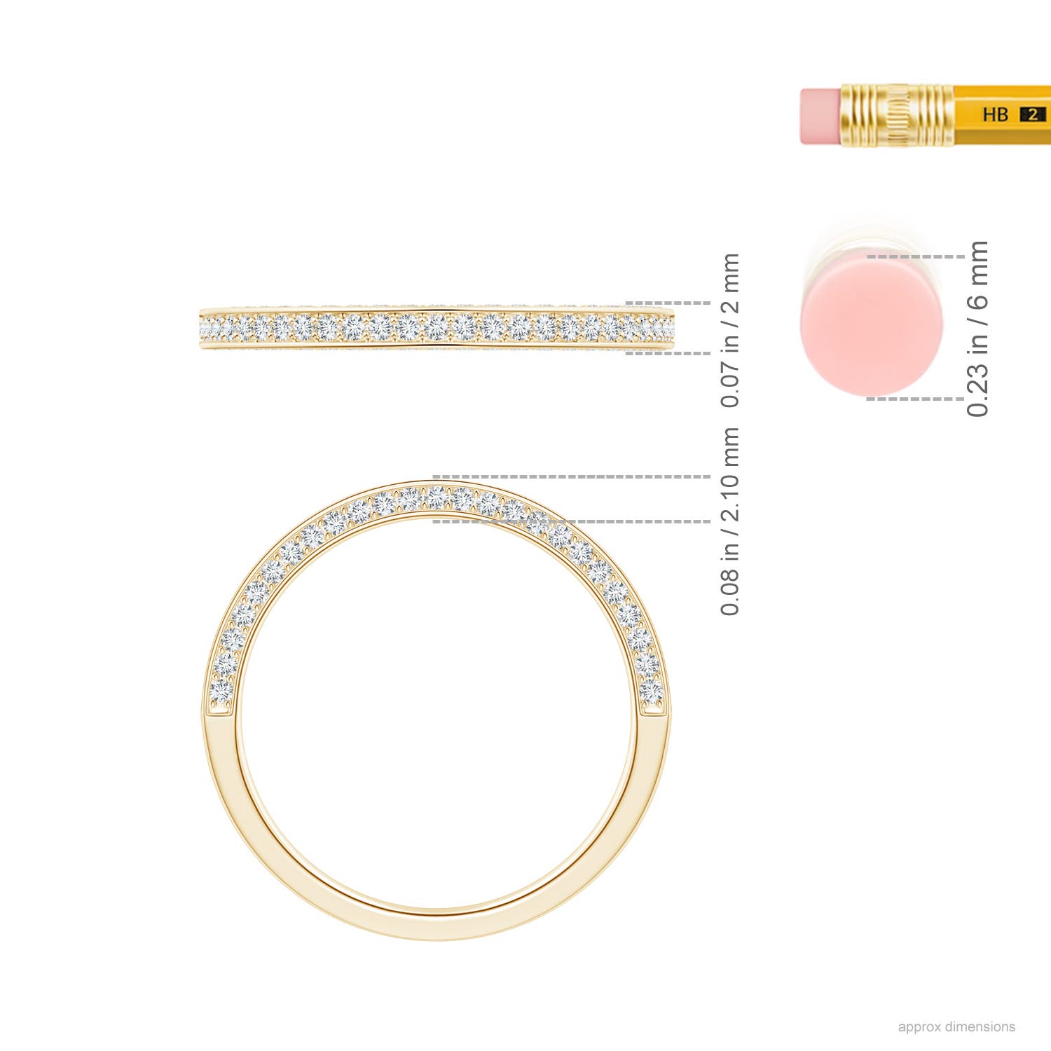 G, VS2 / 0.39 CT / 14 KT Yellow Gold