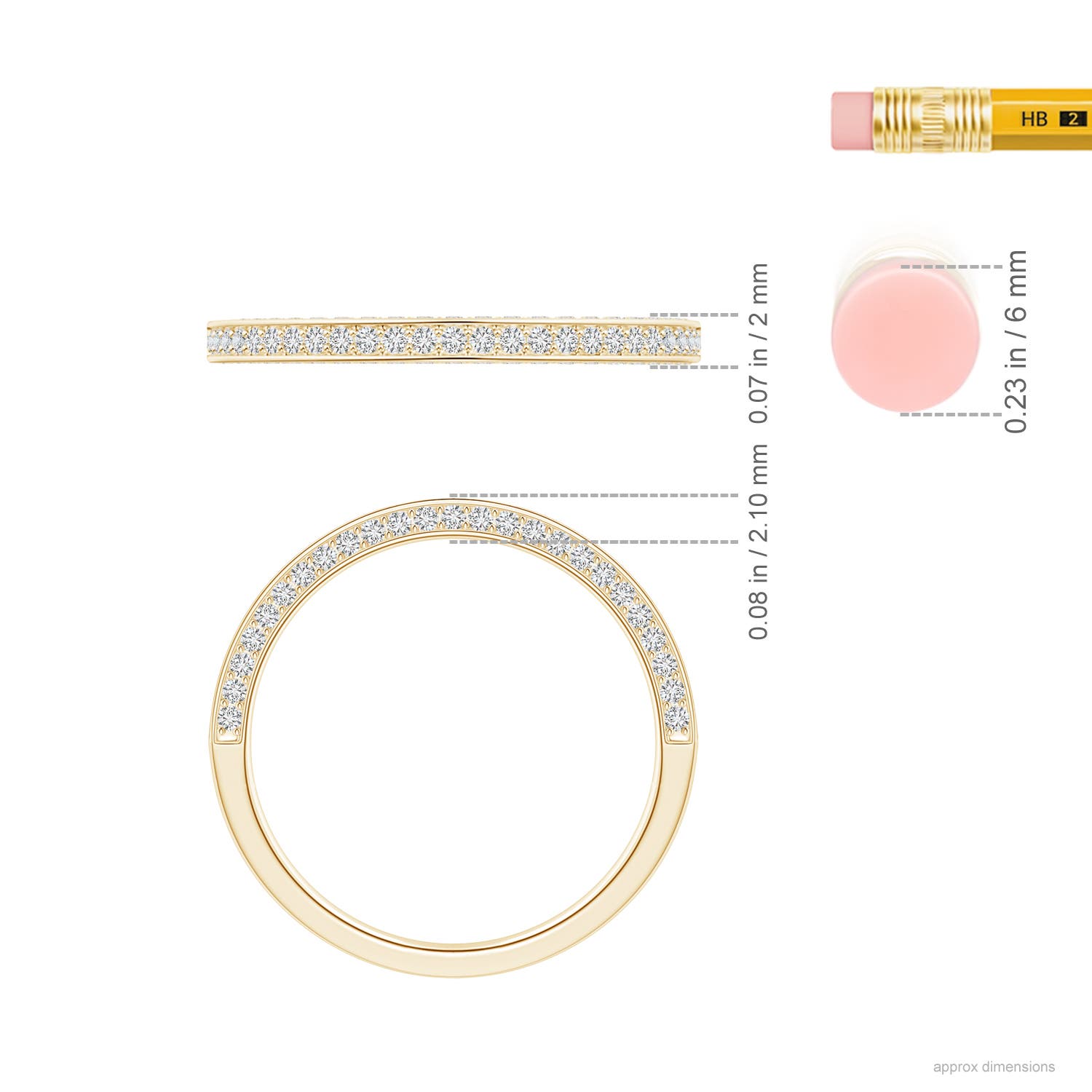 H, SI2 / 0.39 CT / 14 KT Yellow Gold