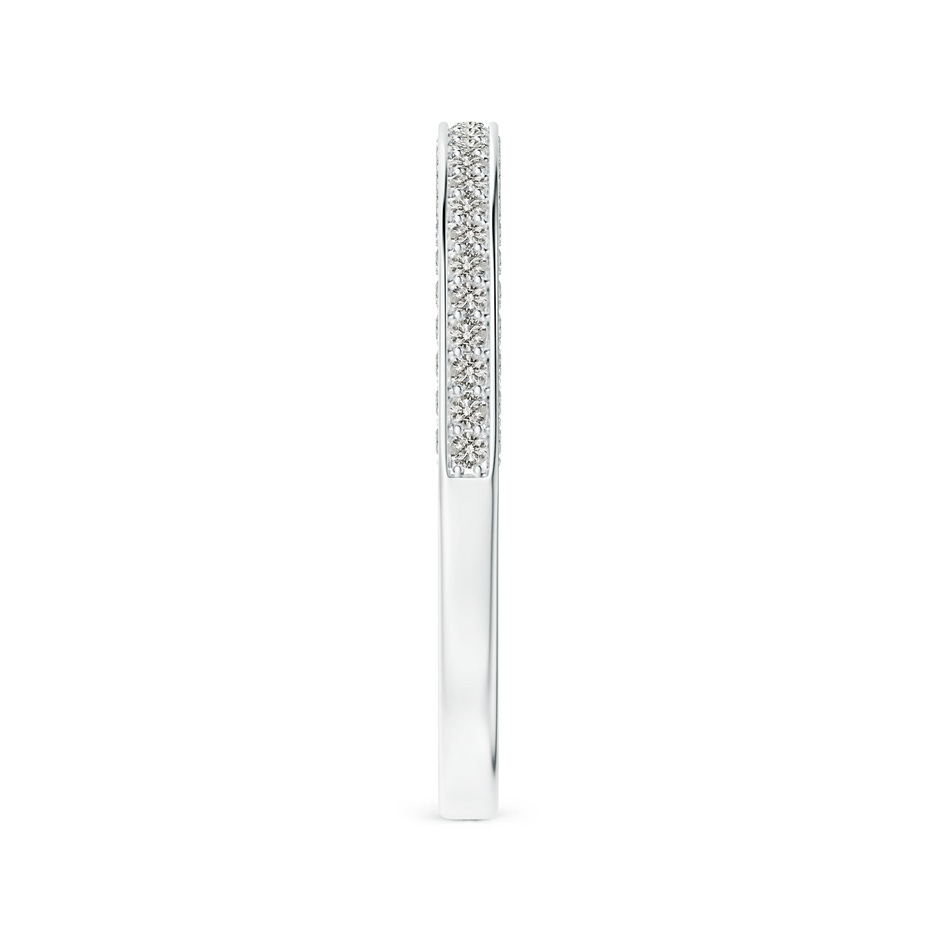1mm KI3 Trio Set Pave Diamond Semi Eternity Wedding Band in P950 Platinum side-2
