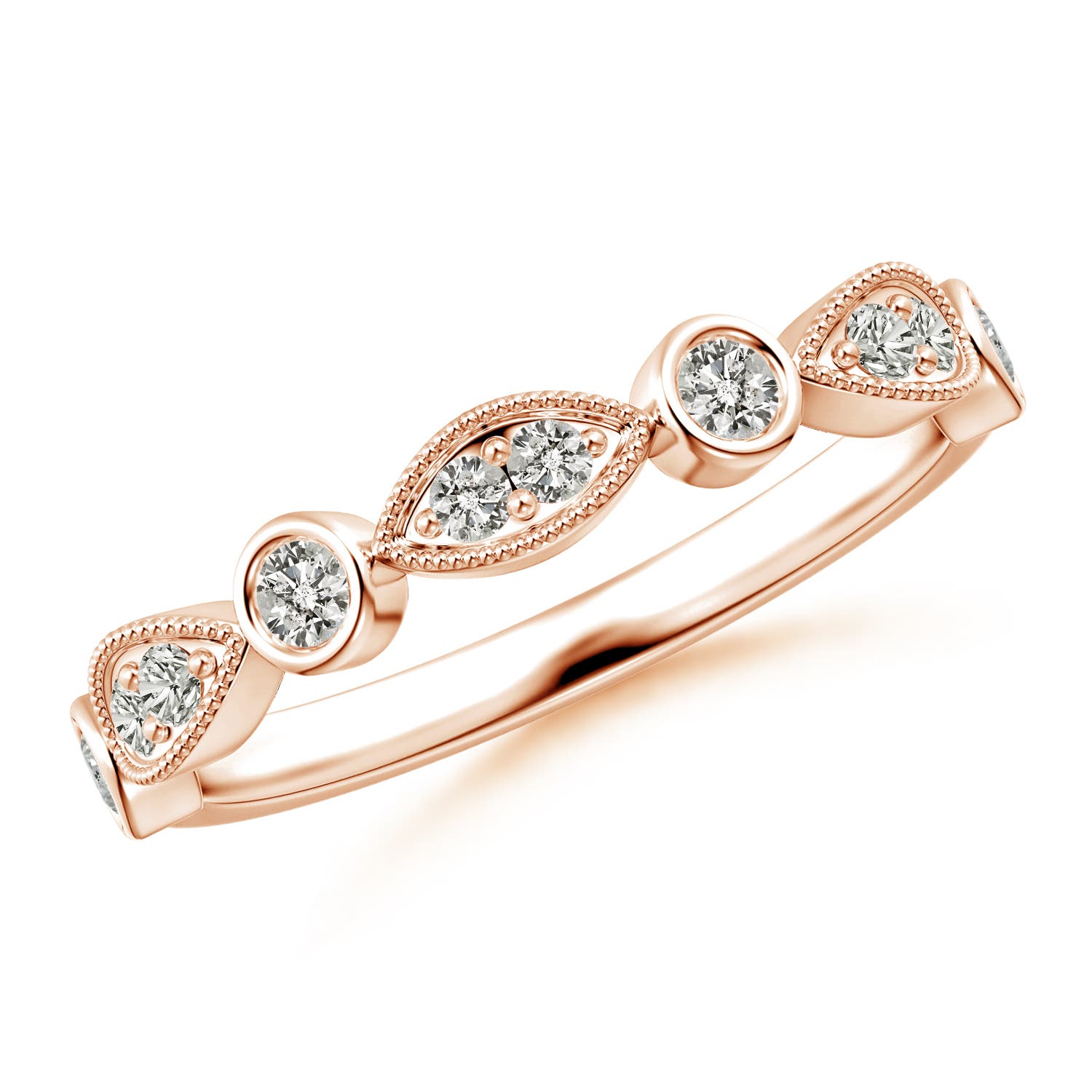 K, I3 / 0.33 CT / 14 KT Rose Gold