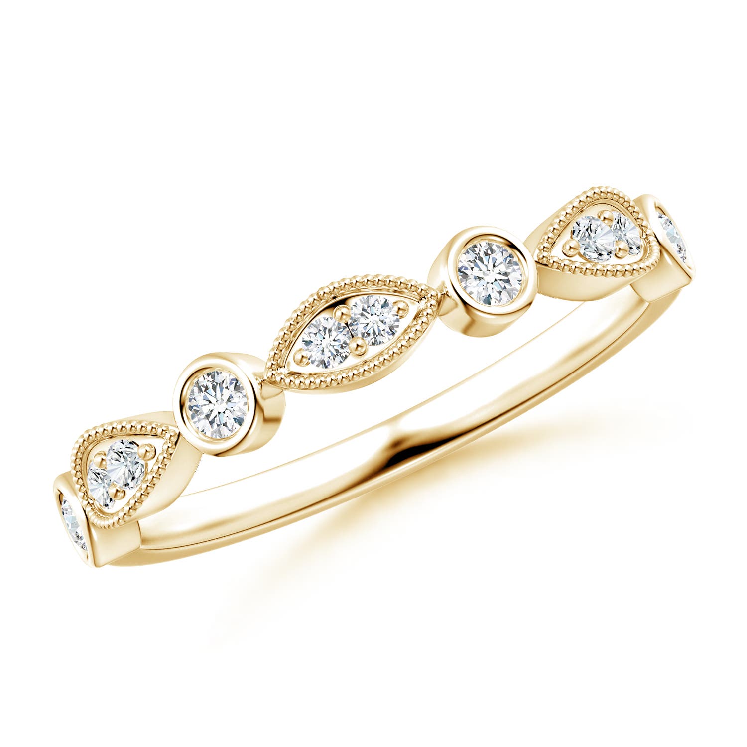 F-G, VS / 0.21 CT / 14 KT Yellow Gold