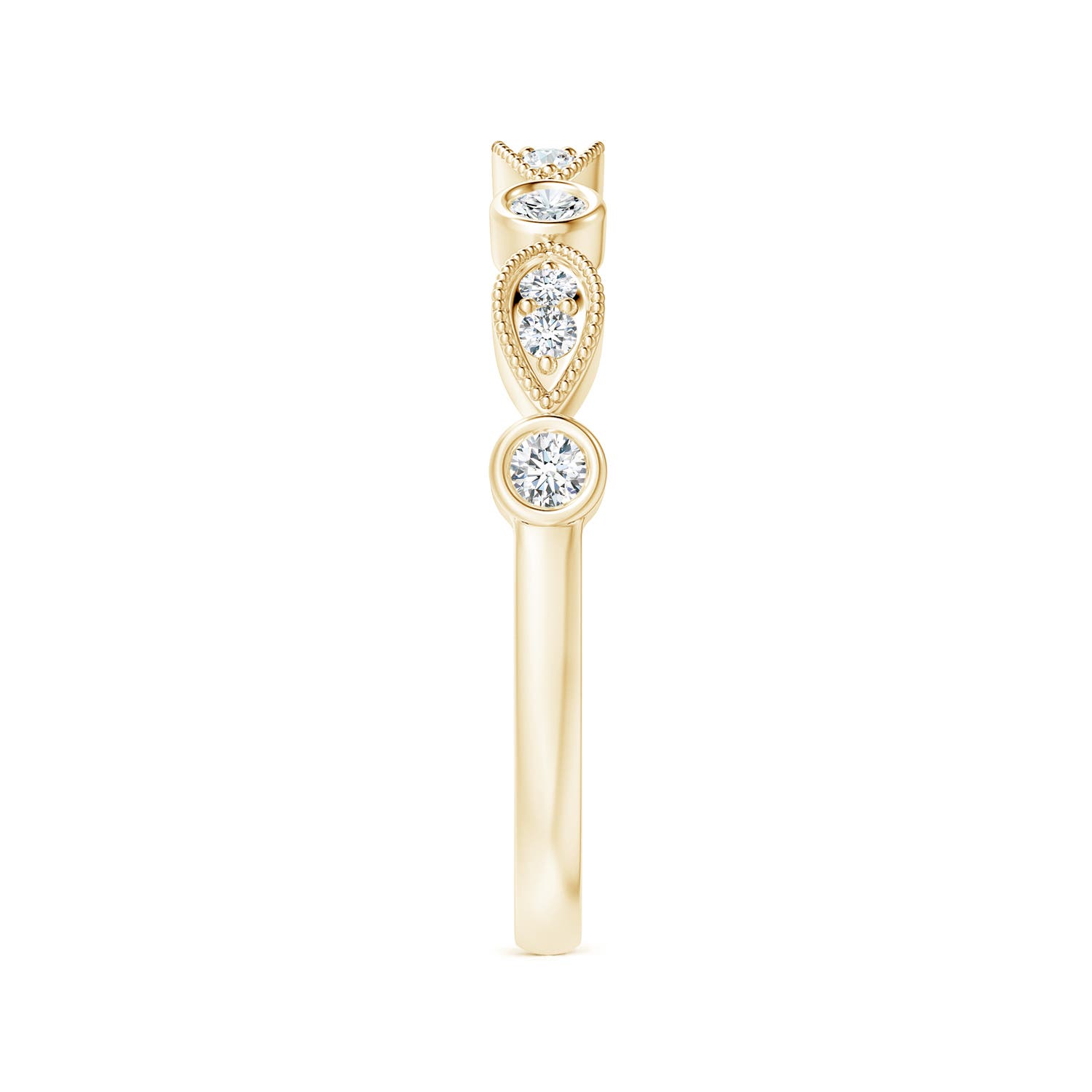 F-G, VS / 0.21 CT / 14 KT Yellow Gold