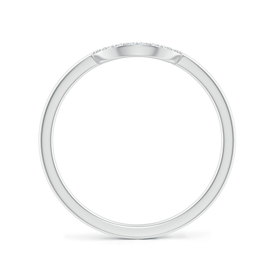 1.1mm GVS2 Prong-Set Diamond U-Shaped Comfort Fit Wedding Band in P950 Platinum side 1