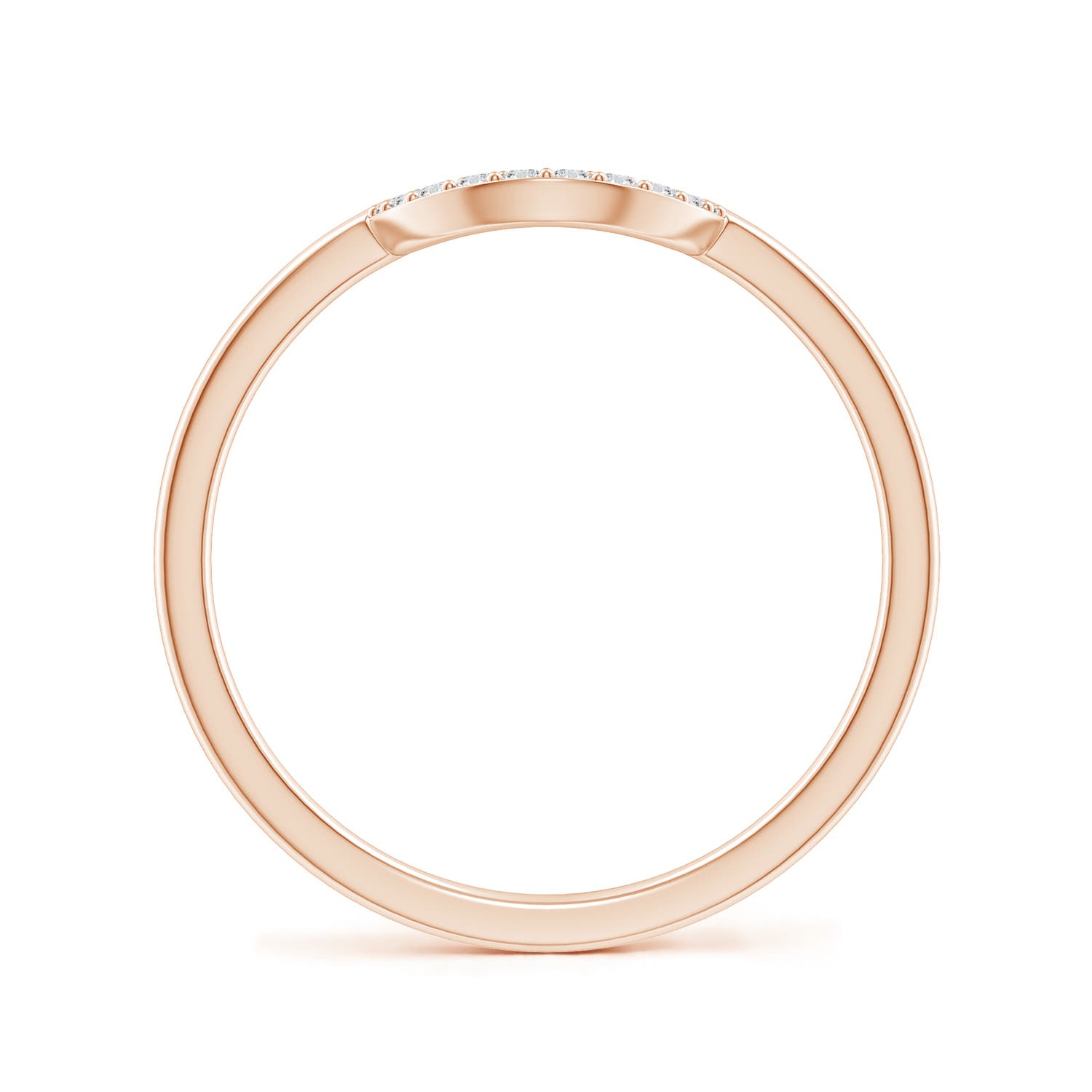 H, SI2 / 0.06 CT / 14 KT Rose Gold