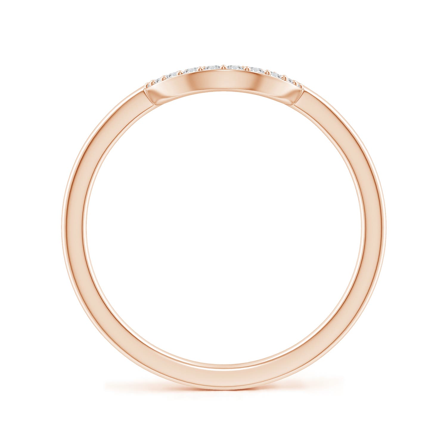 H, SI2 / 0.08 CT / 14 KT Rose Gold