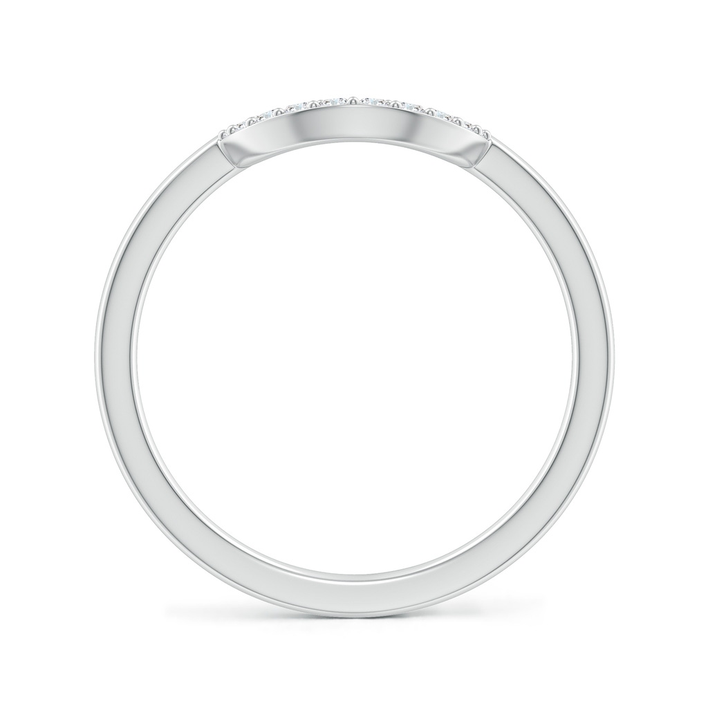 1.3mm GVS2 Prong-Set Diamond U-Shaped Comfort Fit Wedding Band in P950 Platinum - side 1