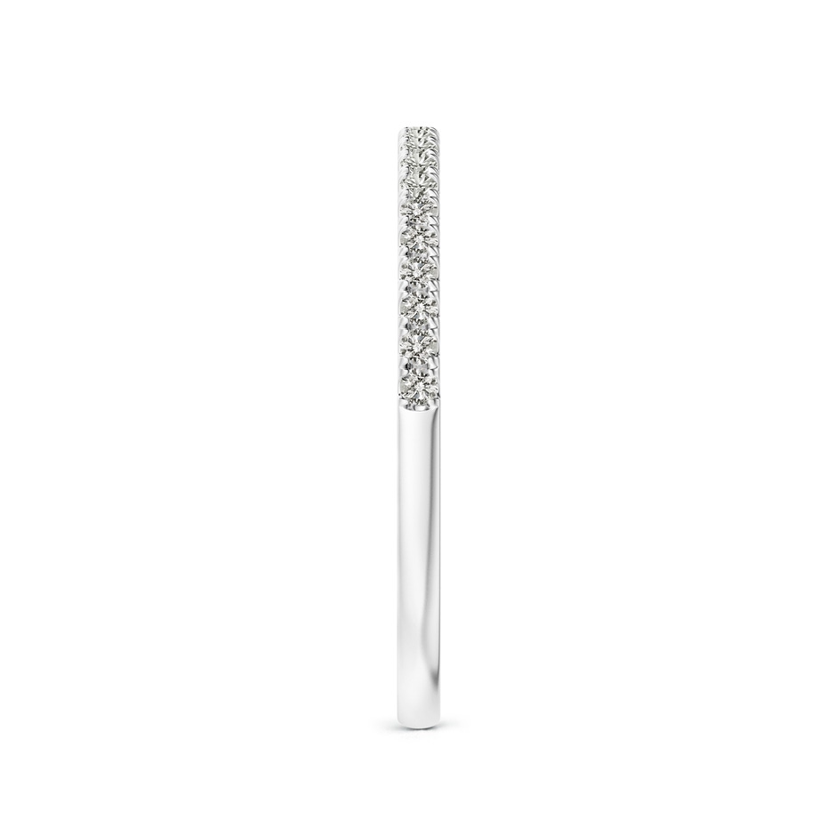 1.3mm KI3 Pave-Set Diamond Half Eternity Classic Wedding Band in White Gold side 2