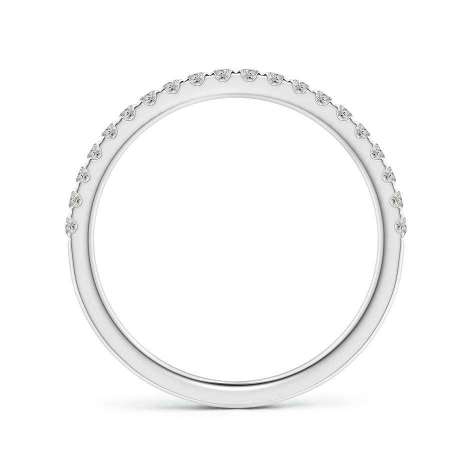1.5mm KI3 Pave-Set Diamond Half Eternity Classic Wedding Band in White Gold side 1