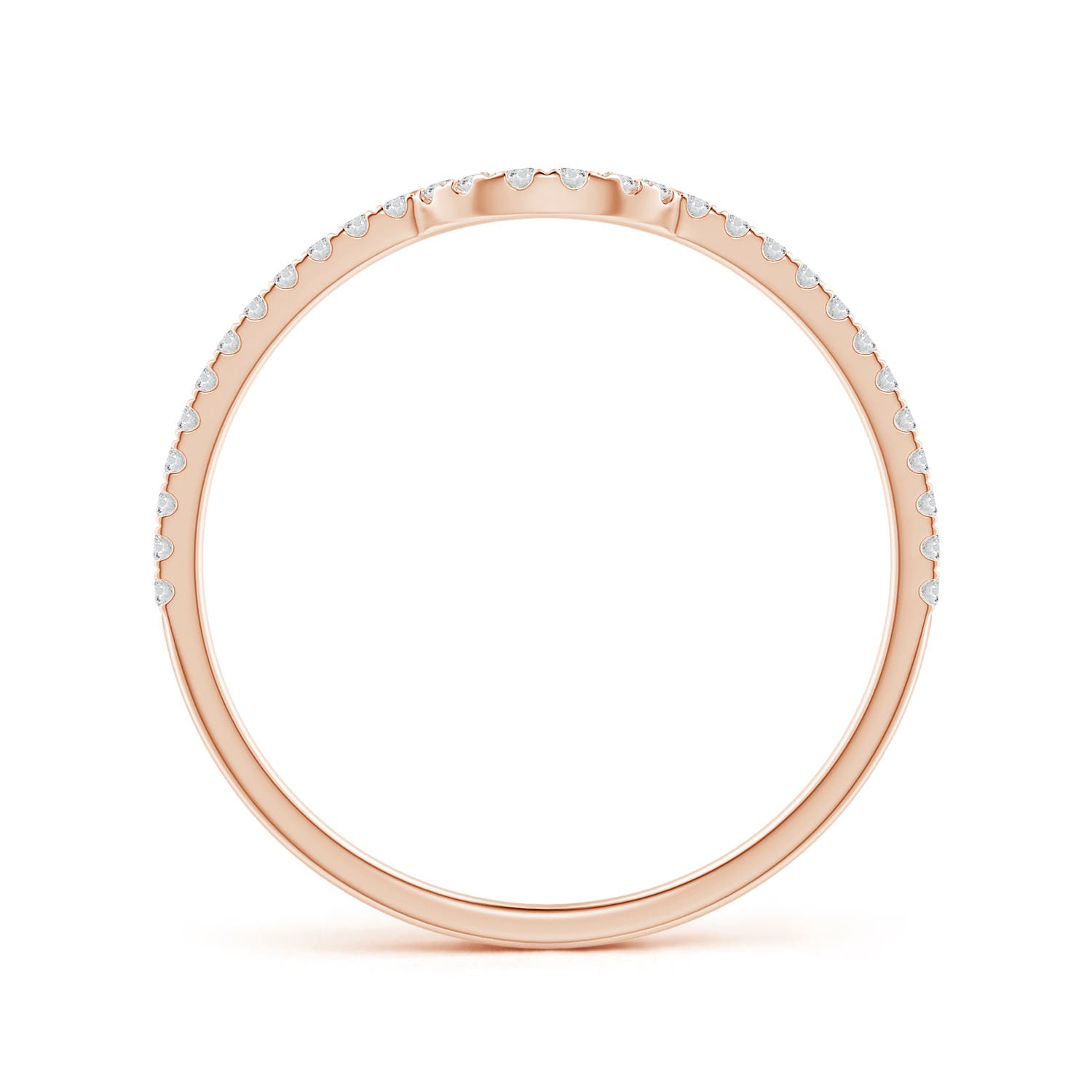 H, SI2 / 0.15 CT / 14 KT Rose Gold