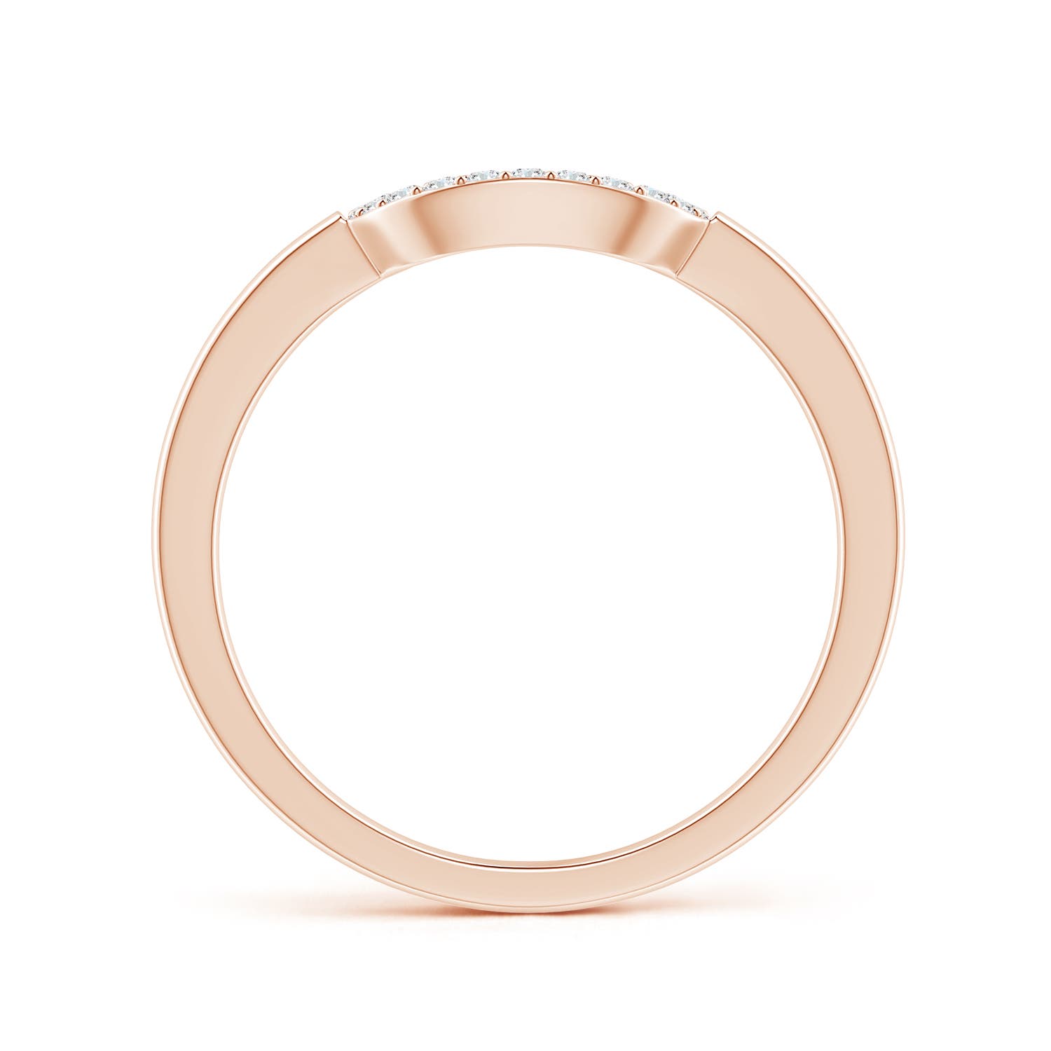 G, VS2 / 0.07 CT / 14 KT Rose Gold