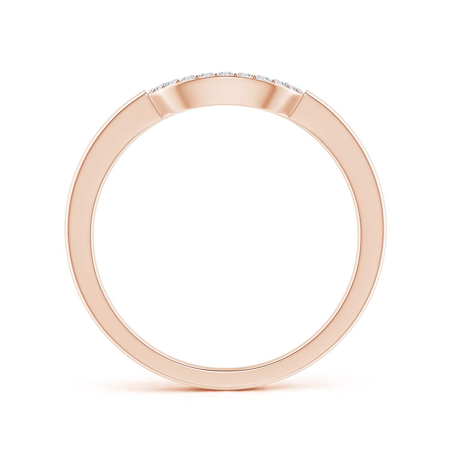 H, SI2 / 0.07 CT / 14 KT Rose Gold