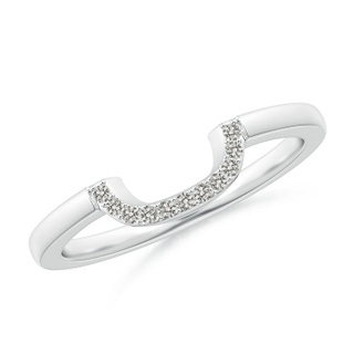 1.1mm KI3 Diamond Contoured Comfort Fit Wedding Band in P950 Platinum